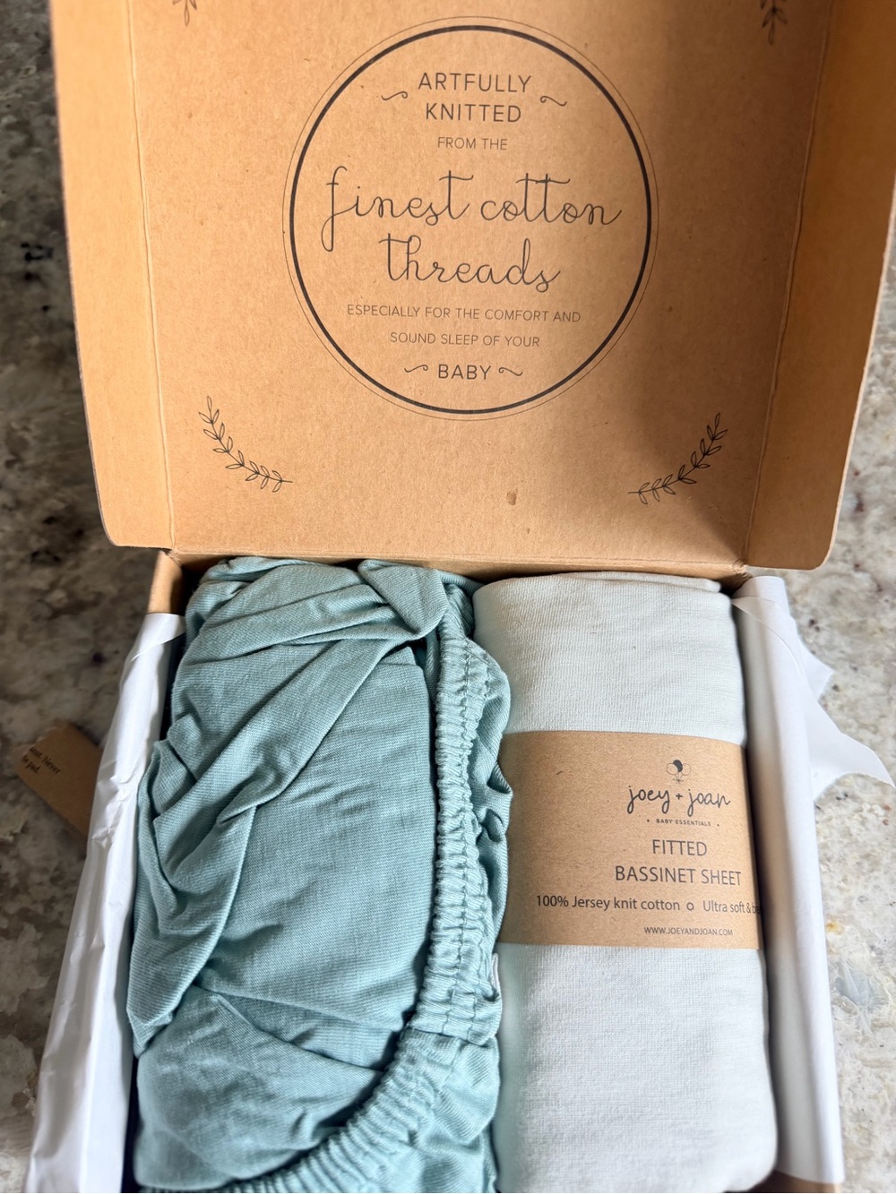 Joey + Joan Bassinet Sheet Set